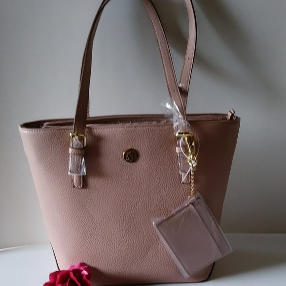 Anne Klein Antique Rose Handbag ID Holder - Picture 2 of 16